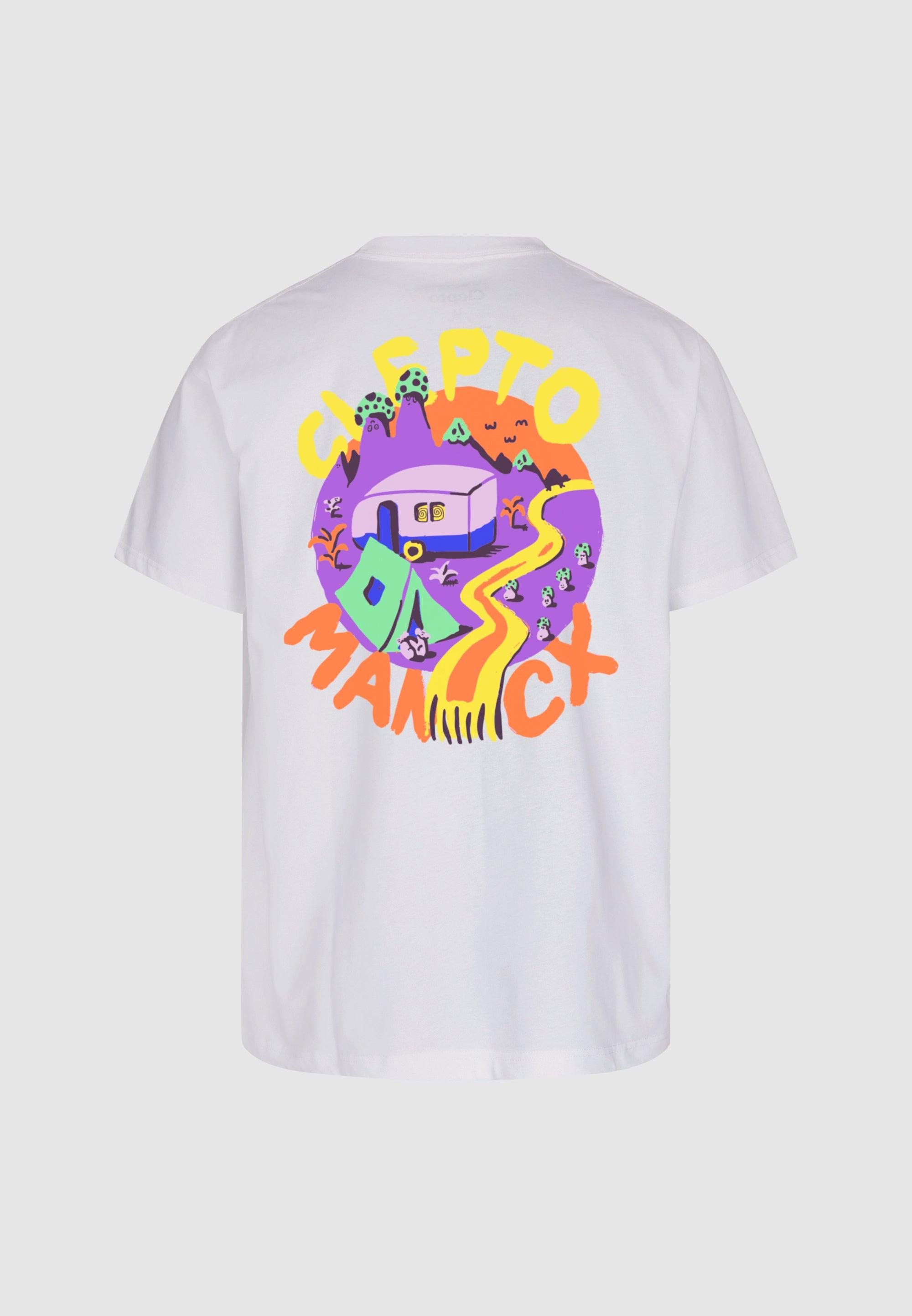 Cleptomanicx Classic Camp T-Shirt Herren weiß 
